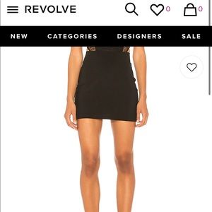 Susana Monaco Black Mini Skirt